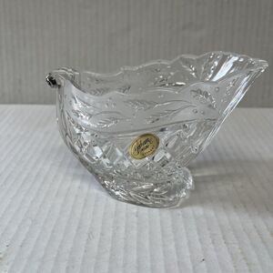 Gorham Holiday Christmas Crystal Sleigh Sugar Candy Made in Germany